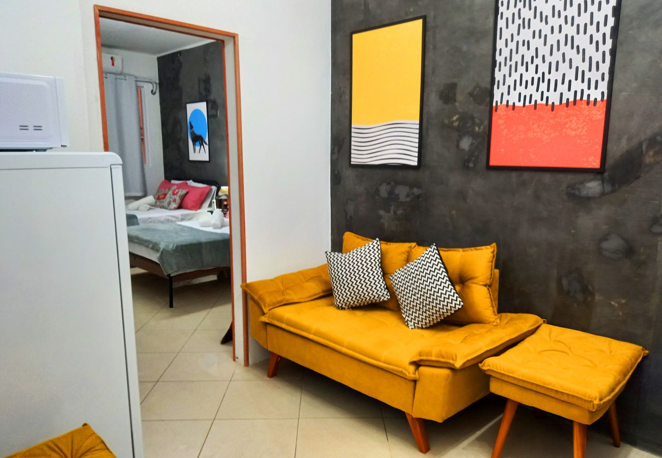 Apartamento em Rio de Janeiro - Apto térreo na Praia de Copa, com lavadora Apartamento em Rio de Janeiro - Apto térreo na Praia de Copa, com lavadora