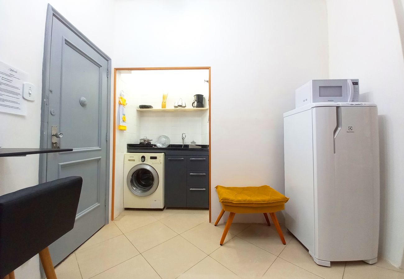Apartamento em Rio de Janeiro - Apto térreo na Praia de Copa, com lavadora Apartamento em Rio de Janeiro - Apto térreo na Praia de Copa, com lavadora
