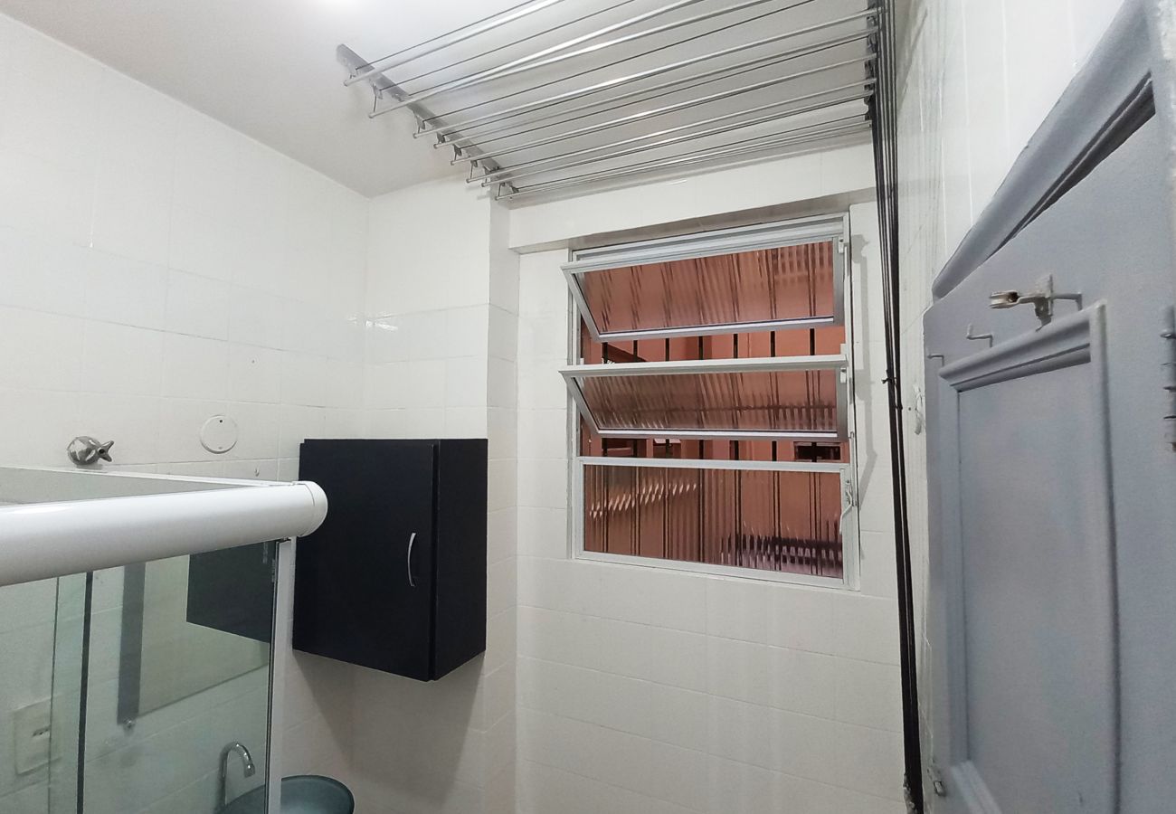 Apartamento em Rio de Janeiro - Apto térreo na Praia de Copa, com lavadora Apartamento em Rio de Janeiro - Apto térreo na Praia de Copa, com lavadora