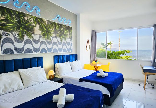 Apartamento em Rio de Janeiro - Luxo com vista total para o Mar de Copacabana 401 Apartamento em Rio de Janeiro - Luxo com vista total para o Mar de Copacabana 401