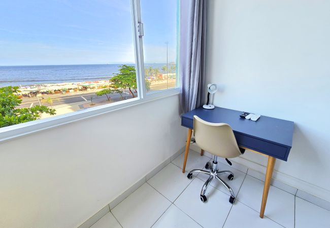 Apartamento em Rio de Janeiro - Luxo com vista total para o Mar de Copacabana 401 Apartamento em Rio de Janeiro - Luxo com vista total para o Mar de Copacabana 401