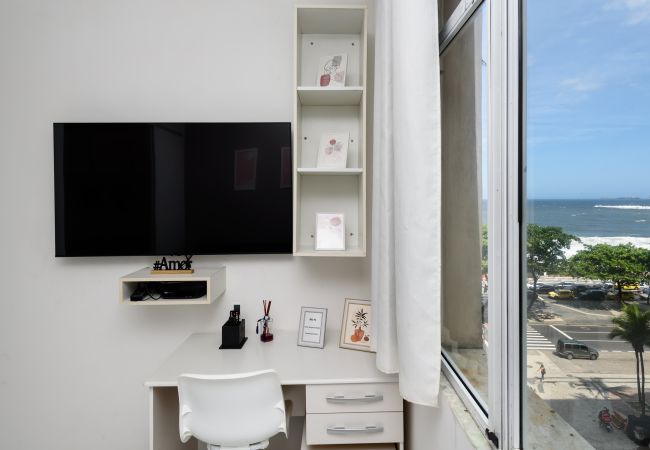  in Rio de Janeiro - Studio com Vista Parcial para o Mar de Copacabana