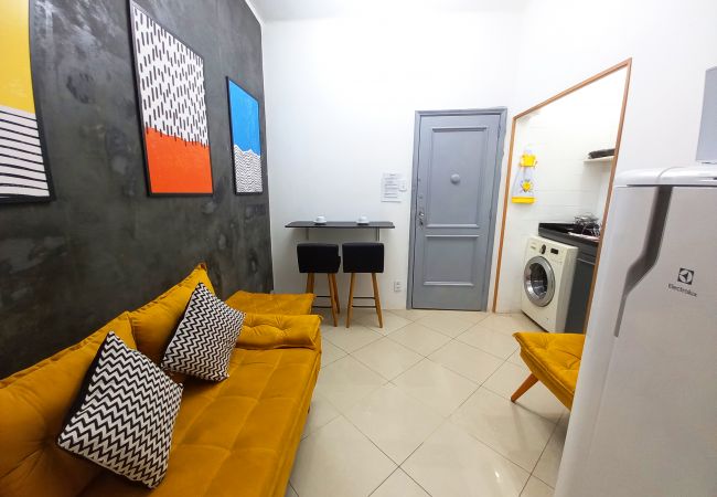 Apartamento en Rio de Janeiro - Apto térreo na Praia de Copa, com lavadora